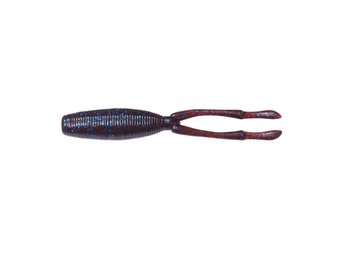 Megabass TK Twister Jr 3.5inch #Scuppernong Blue Flake