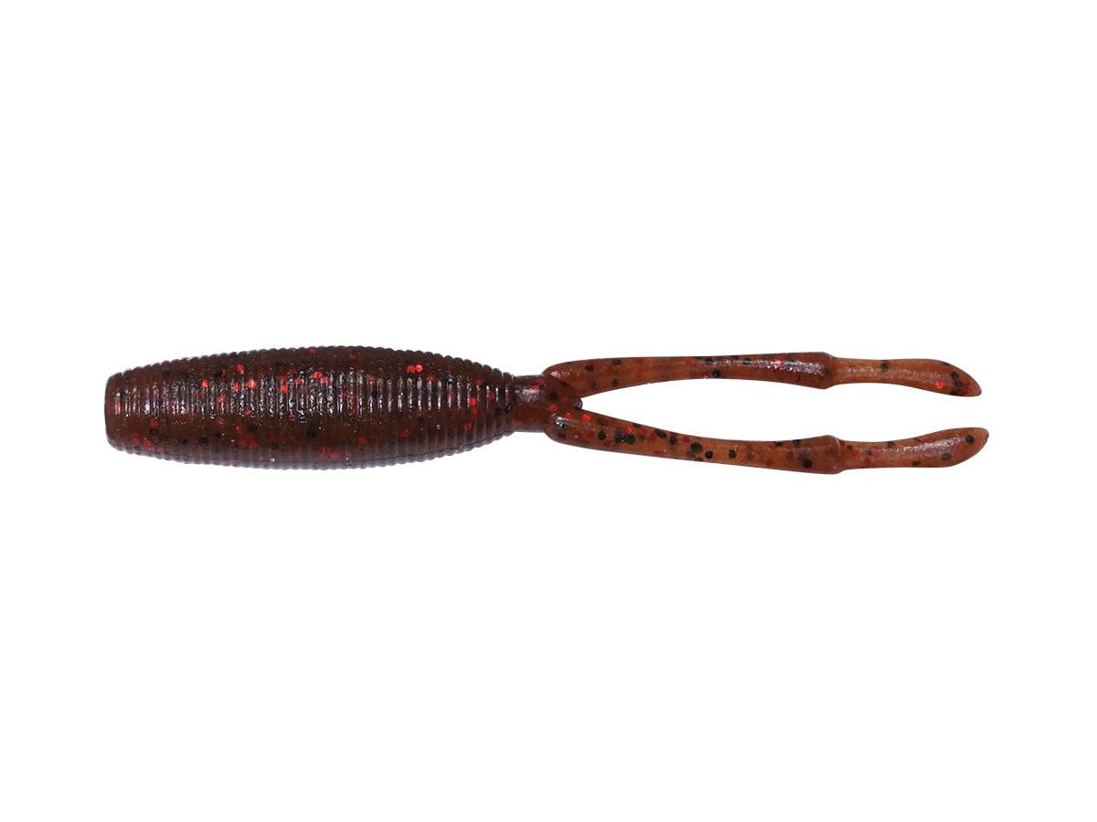 Megabass TK TwisterJr 3.5inch #Olive Red Flake