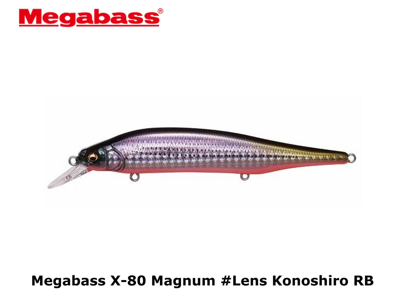 Megabass X-80 Magnum #Lens Konoshiro RB