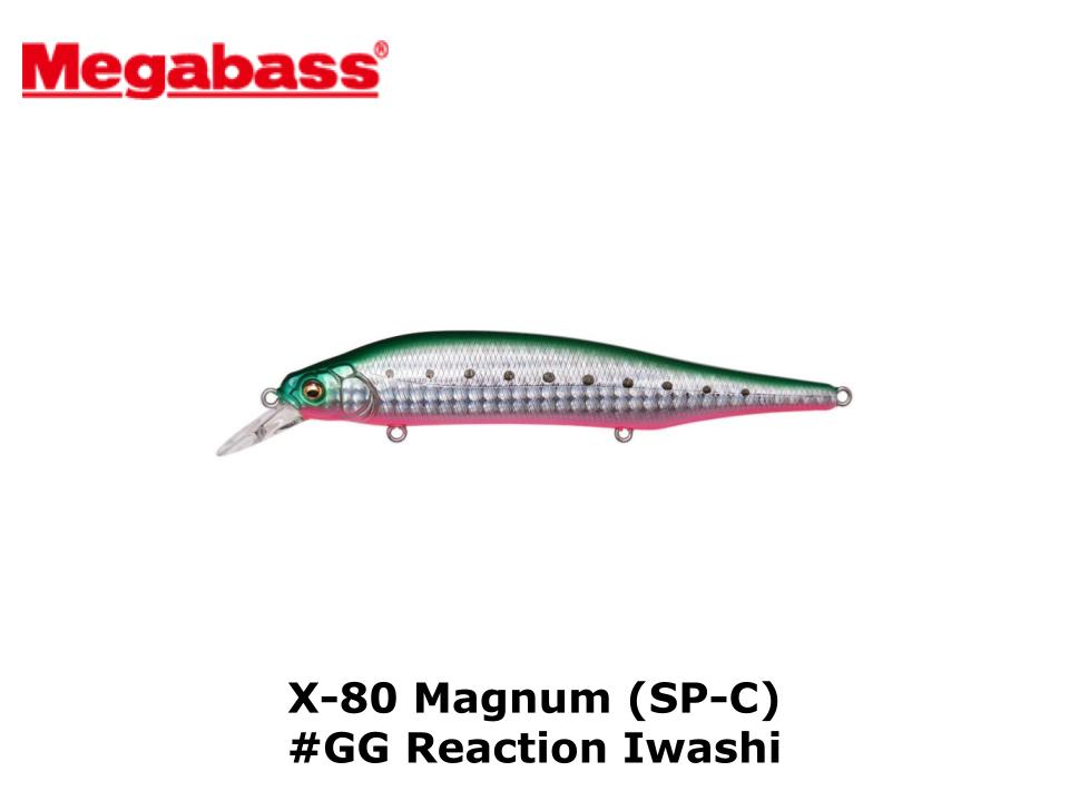 Megabass X-80 Magnum (SP-C) #GG Reaction Iwashi