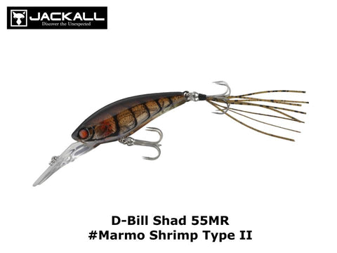 Jackall D-Bill Shad 55MR #Marmo Shrimp Type Ⅱ