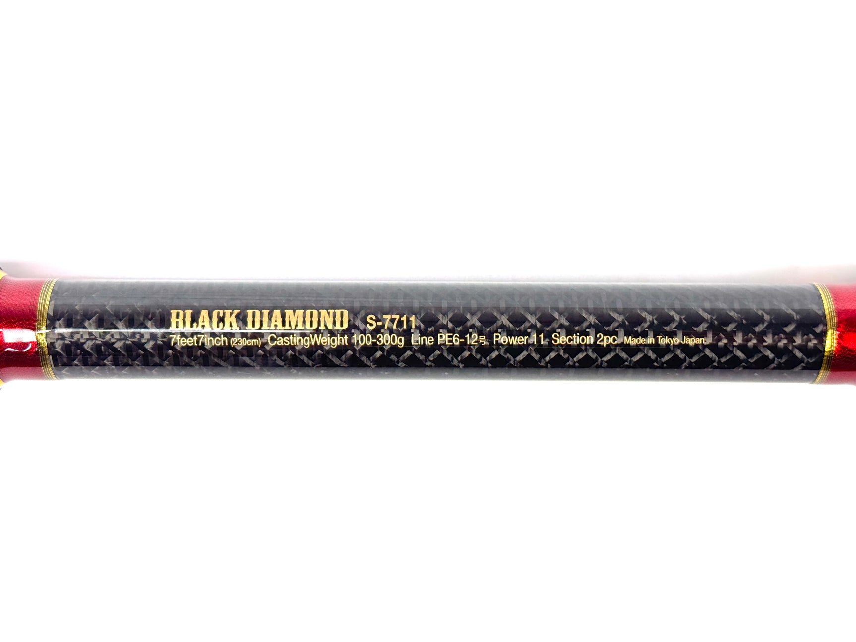 Waterland Black Diamond S7711 2 Pieces Spinning Rod