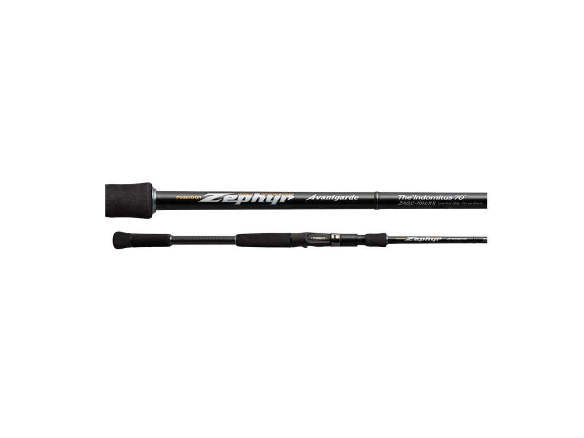 Evergreen Zephyr Avantgarde ZAGC-70H/XX Indomitus 70 | 2 Pieces Baitcasting Rod
