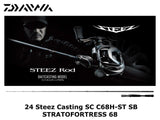 Daiwa 24 Steez Casting SC C68H-ST SB STRATOFORTRESS 68