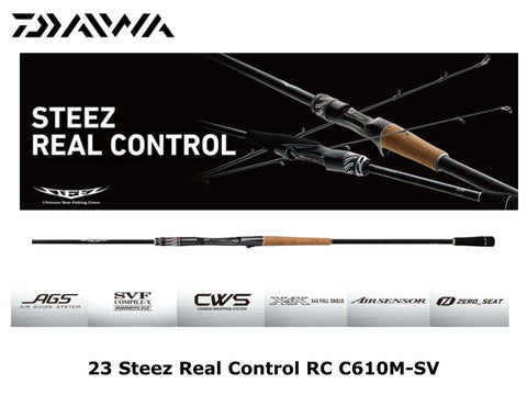 Pre-Order Daiwa 23 Steez Real Control RC C610M-SV coming in March