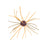Geecrack Imokemushi Cuebomb 1inch #023 Green Pumpkin Blue Orange