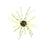 Geecrack Imokemushi Cuebomb 1inch #377 Green Pumpkin/Bite Chartreuse