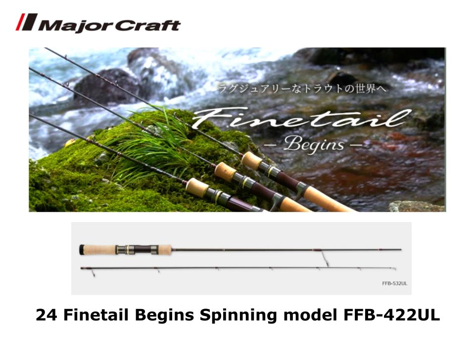 Pre-Order Major Craft 24 Finetail Begins Spinning model FFB-422UL