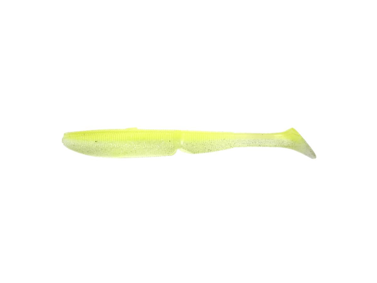 Imakatsu MJ Shad Tail 5 inch Eco #S-531 Clear Lime Shad
