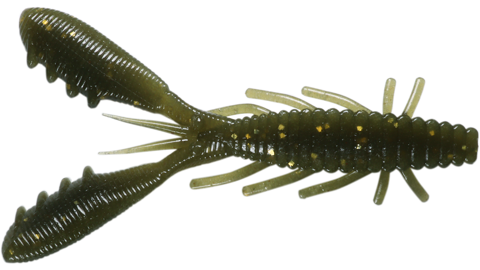 Hideup Stagger Craw 6.5inch #247 Green Pumpkin Gold