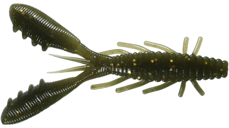 Hideup Stagger Craw 6.5inch #247 Green Pumpkin Gold