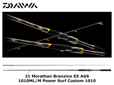 Daiwa 21 Morethan Branzino EX AGS 1010ML/M Power Surf Custom 1010