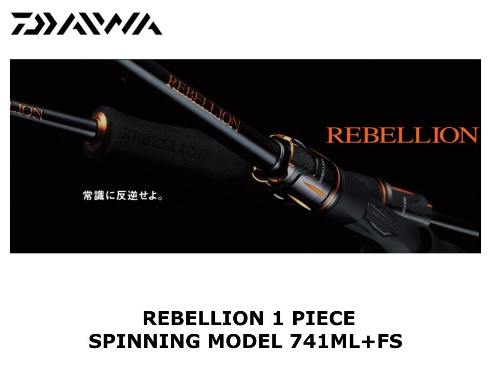 Daiwa Rebellion 1 Piece Spinning 741ML+FS – JDM TACKLE HEAVEN