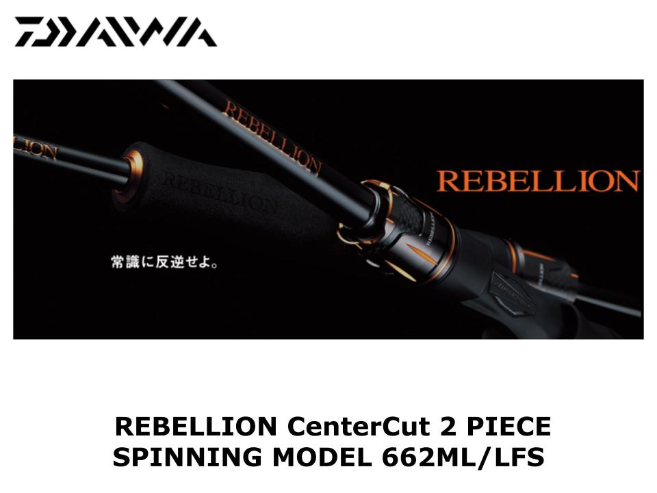 Daiwa Rebellion Center Cut 2 Piece Spinning 662ML/LFS