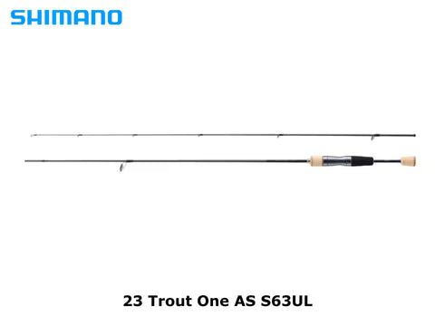 Shimano 23 Trout One AS S63UL