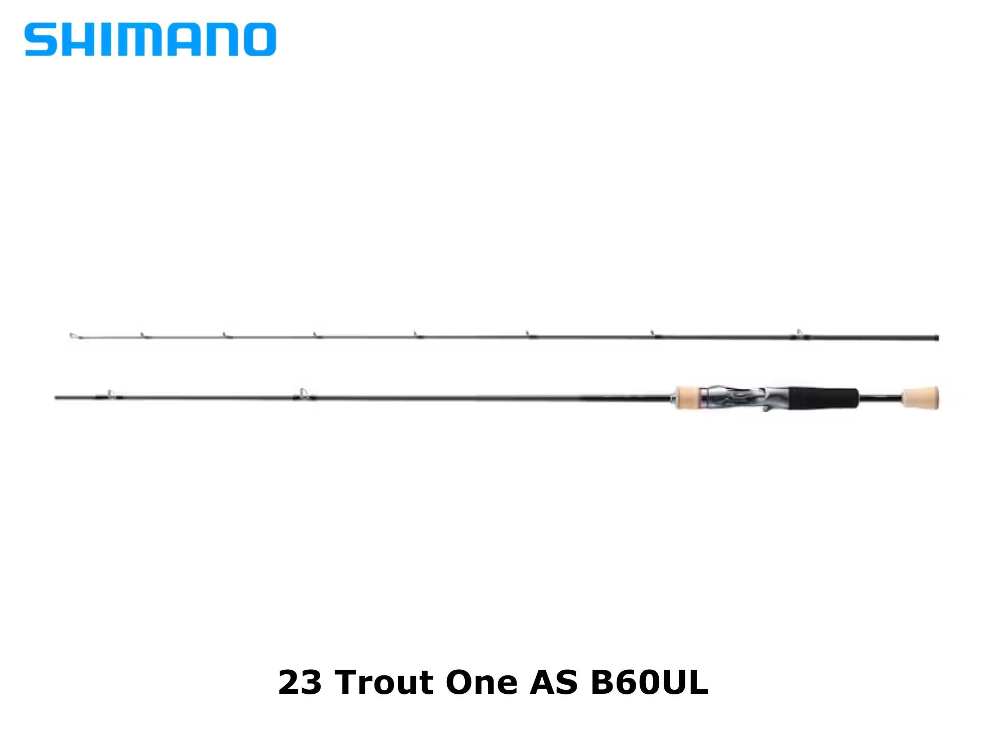 SHIMANO Trout Rod 23 Trout One AS B60UL Bait Model