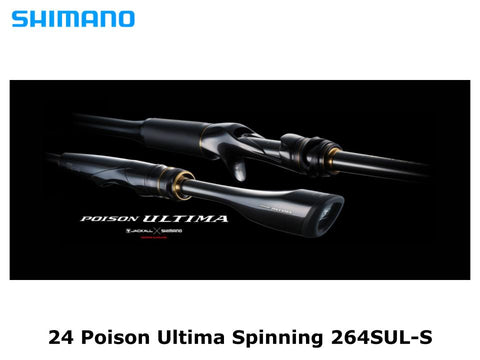 Pre-Order Shimano 24 Poison Ultima Spinning 264SUL-S coming in June