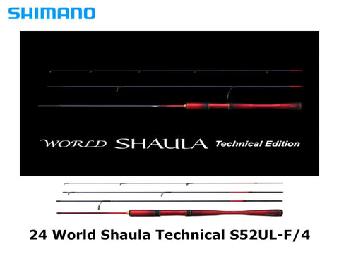 Pre-Order Shimano 24 World Shaula Technical Edition S52UL-F/4 coming in Novemebr/December