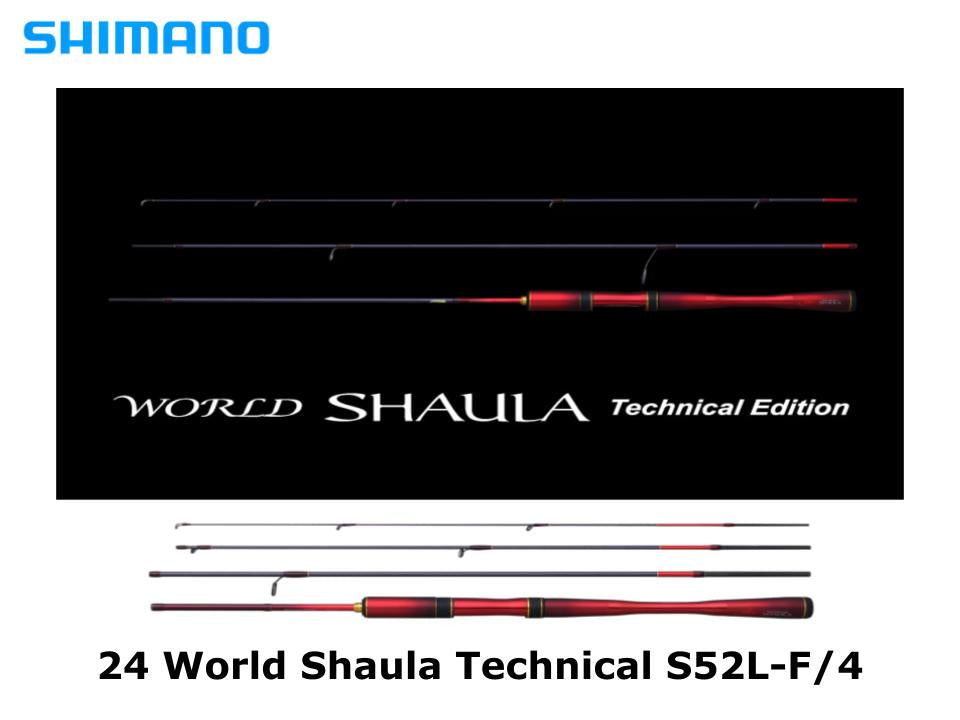 ロッド SHIMANO - SHIMANO WORLDSHALILA Shimano 24 World Shaula Technical Edition S52L-F/4 – JDM