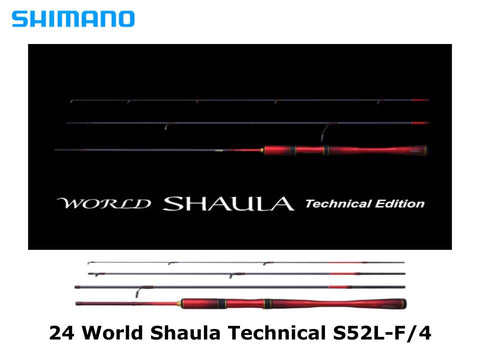 Pre-Order Shimano 24 World Shaula Technical Edition S52L-F/4 coming in Novemebr/December