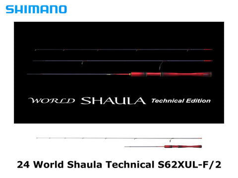 Pre-Order Shimano 24 World Shaula Technical Edition S62XUL-F/2 coming in Novemebr/December