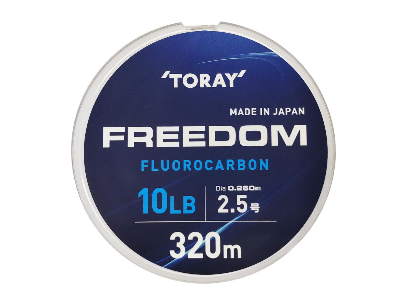 Toray freedom FC Line 320m Natural 10lb/#2.5