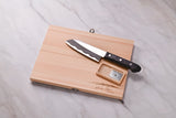 A Handcrafted Wooden Hinoki Cutting Board Set (Cutting Board, Knife, Grater)