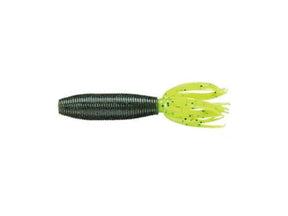 Smith Baby Fat Ika 80mm #363-156 Green Pumpkin / Black & Smoke Blue Flake / Chartreuse Tail