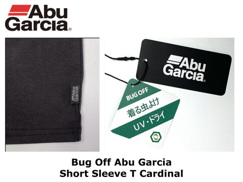 Abu Garcia Bug Off Abu Garcia Short Sleeve T Cardinal #WH XL
