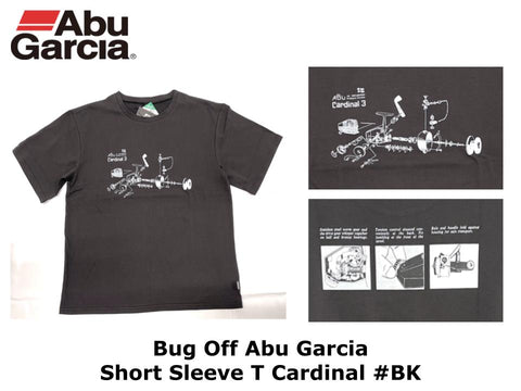 Abu Garcia Bug Off Abu Garcia Short Sleeve T Cardinal #BK XL
