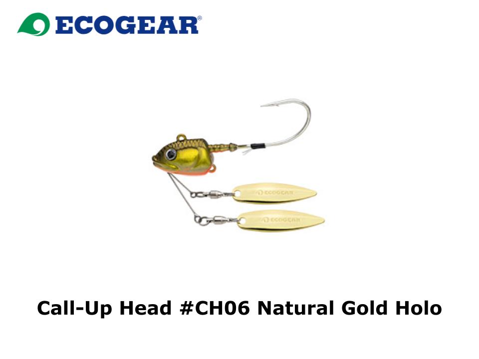 Ecogear Call-Up Head 40g  #CH06 Natural Gold Holo