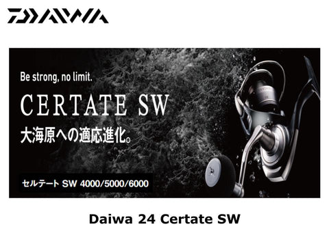 Pre-Order Daiwa 24 Certate SW 6000-XH coming in September