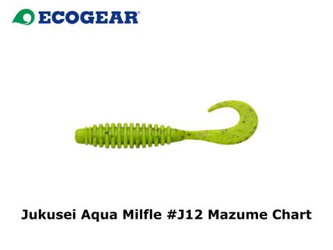 Ecogear Jukusei Aqua Milfull 3.3 inch #J12 Mazume Chart