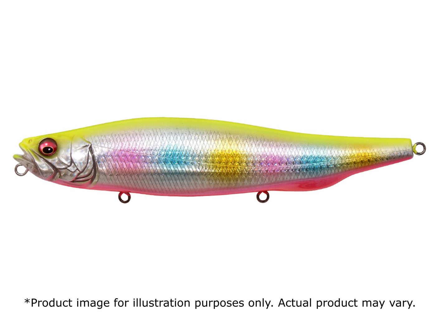 Megabass Megadog 180 #GG Chart Back Rainbow PB