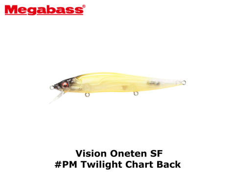 Megabass Vision Oneten SF #PM Twilight Chart Back