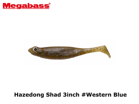 Megabass Hazedong Shad 3inch #Western Blue