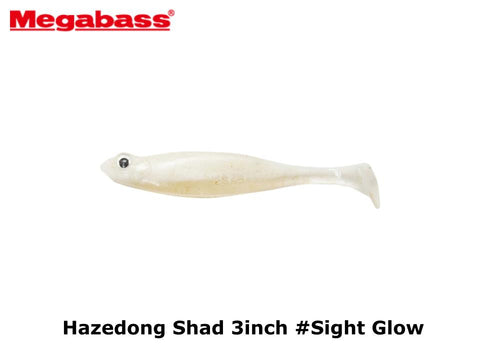 Megabass Hazedong Shad 3inch #Sight Glow