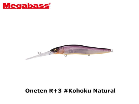 Megabass Oneten R+3 #Kohoku Natural