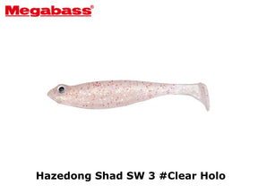 Megabass Hazedong Shad SW 3 #Clear Holo