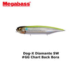 Megabass DOG-X Diamante SW #GG Chart Back Bora