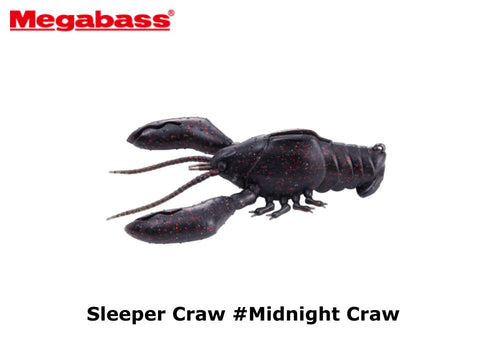 Megabass Sleeper Craw #Midnight Craw