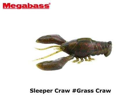 Megabass Sleeper Craw #Grass Craw