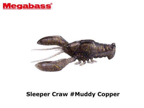 Megabass Sleeper Craw #Muddy Copper