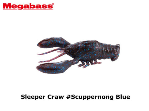 Megabass Sleeper Craw #Scuppernong Blue