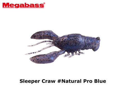 Megabass Sleeper Craw #Natural Pro Blue