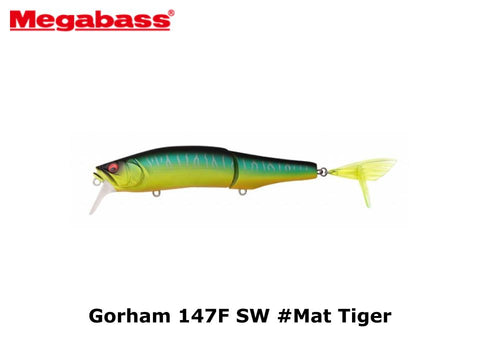 Megabass Gorham 147F #Mat Tiger