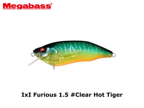 Megabass IxI Furious 1.5 #Clear Hot Tiger 