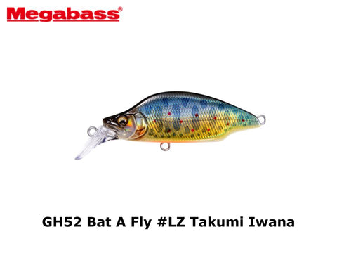 Megabass GH52 Bat A Fly #LZ Takumi Iwana