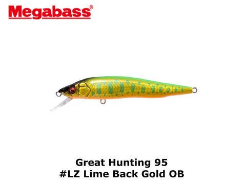 Megabass GH95 #LZ Lime Back Gold OB