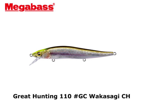 Megabass GH110 #GC Wakasagi CH